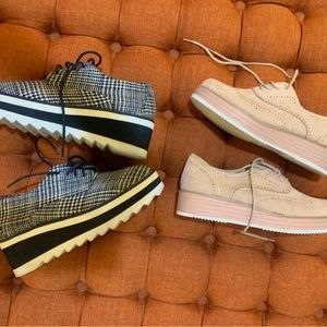 Lot of Platform Oxfords